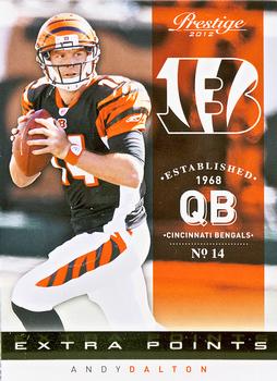 2012 Panini Prestige - Extra Points Gold #37 Andy Dalton Front