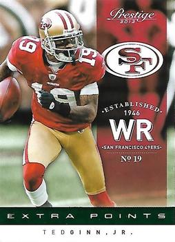 2012 Panini Prestige - Extra Points Green #169 Ted Ginn Jr. Front