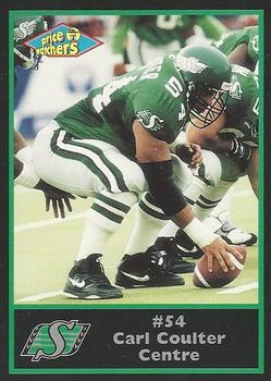 1997 Saskatchewan Roughriders #4 Carl Coulter Front
