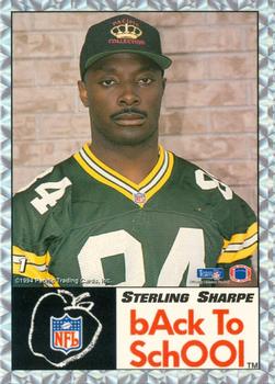 1994 NFL Properties Back to School #NNO Sterling Sharpe Back