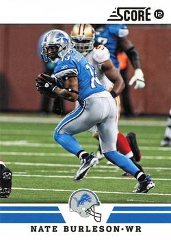 2012 Score #57 Nate Burleson Front