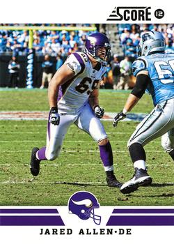 2012 Score #137 Jared Allen Front