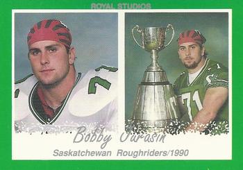 1990 Saskatchewan Roughriders #NNO Bobby Jurasin  Front