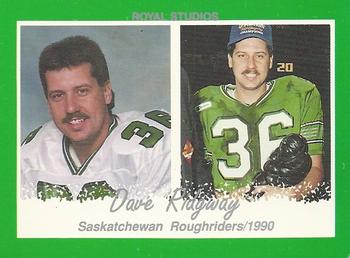1990 Saskatchewan Roughriders #NNO Dave Ridgway Front