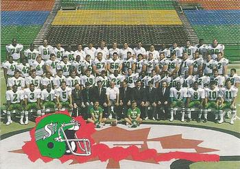 1991 Saskatchewan Roughriders #NNO Team Photo Front