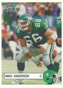 1993 Dream Cards Saskatchewan Roughriders #17 Mike Anderson  Front