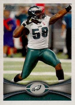 2012 Topps #128 Trent Cole Front