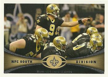 2012 Topps #145 Saints Team Leaders Front