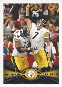 2012 Topps #159 Pittsburgh Steelers: Ben Roethlisberger / Max Starks Front
