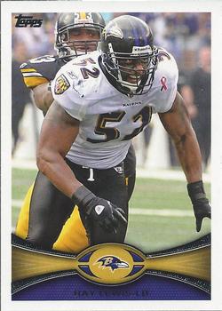 2012 Topps #25 Ray Lewis Front