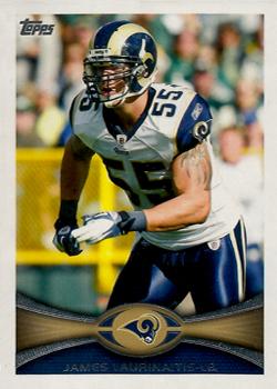 2012 Topps #344 James Laurinaitis Front