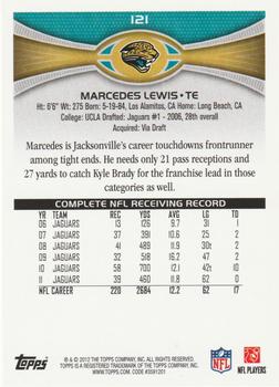 2012 Topps #121 Marcedes Lewis Back