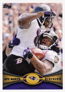 2012 Topps #254 Baltimore Ravens: Anquan Boldin / Ray Rice Front