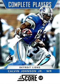 2012 Score - Complete Players Glossy #14 Calvin Johnson Front