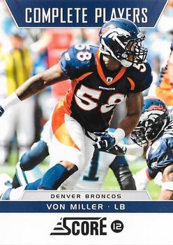 2012 Score - Complete Players Glossy #9 Von Miller Front