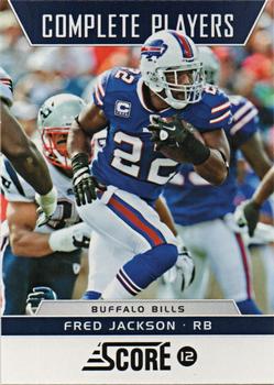 2012 Score - Complete Players Glossy #10 Fred Jackson Front