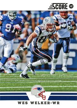 2012 Score - Glossy #159 Wes Welker Front