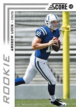 2012 Score - Glossy #304 Andrew Luck Front