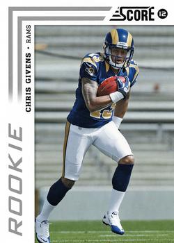 2012 Score - Glossy #314 Chris Givens Front