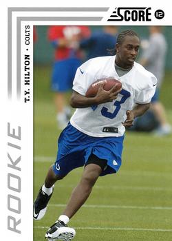 2012 Score - Glossy #378 T.Y. Hilton Front