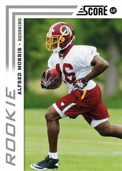 2012 Score - Glossy #386 Alfred Morris Front