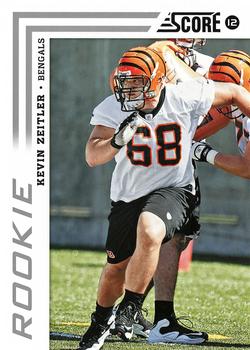 2012 Score - Glossy #394 Kevin Zeitler Front