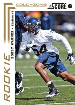 2012 Score - Gold Zone #307 Bobby Wagner Front