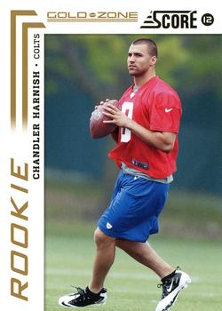 2012 Score - Gold Zone #312 Chandler Harnish Front