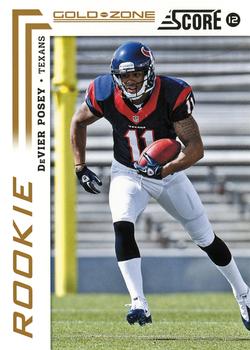 2012 Score - Gold Zone #323 DeVier Posey Front