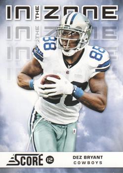 2012 Score - In the Zone #19 Dez Bryant Front