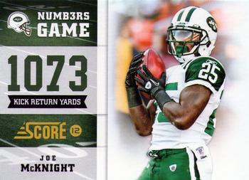 2012 Score - Numbers Game #14 Joe McKnight Front
