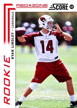2012 Score - Red Zone #374 Ryan Lindley Front