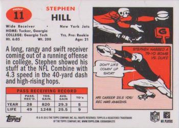 2012 Topps - 1957 Red #11 Stephen Hill Back