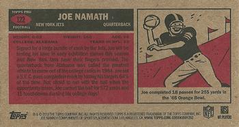 2012 Topps - 1965 Mini #122 Joe Namath Back
