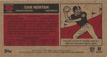 2012 Topps - 1965 Mini #1 Cam Newton Back