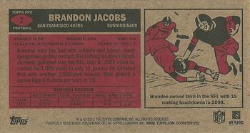 2012 Topps - 1965 Mini #2 Brandon Jacobs Back