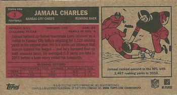 2012 Topps - 1965 Mini #3 Jamaal Charles Back