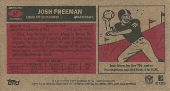 2012 Topps - 1965 Mini #67 Josh Freeman Back