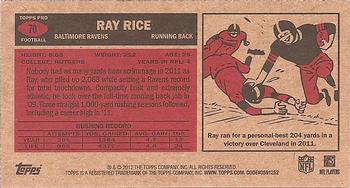2012 Topps - 1965 Mini #70 Ray Rice Back