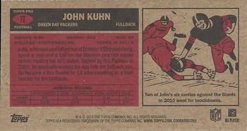 2012 Topps - 1965 Mini #77 John Kuhn Back