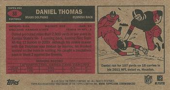 2012 Topps - 1965 Mini #88 Daniel Thomas Back