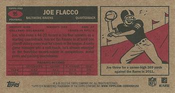 2012 Topps - 1965 Mini #95 Joe Flacco Back