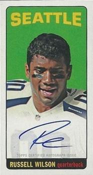 2012 Topps - 1965 Mini Autographs #152 Russell Wilson Front