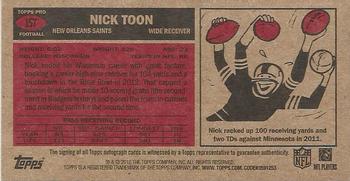2012 Topps - 1965 Mini Autographs #157 Nick Toon Back