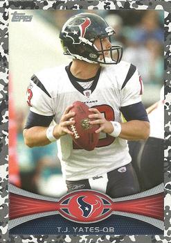 2012 Topps - Camo #19 T.J. Yates Front