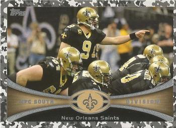2012 Topps - Camo #145 New Orleans Saints: Drew Brees Front