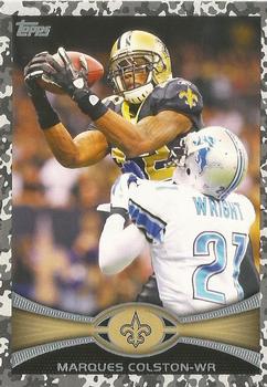 2012 Topps - Camo #215 Marques Colston Front