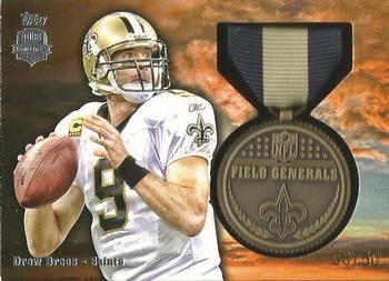 2012 Topps - Field General Medals #NFG-DB Drew Brees Front