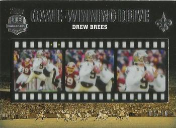 2012 Topps - Game Winning Drives Film Strips #GWD-DB2 Drew Brees Front