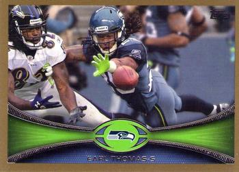 2012 Topps - Gold #11 Earl Thomas Front